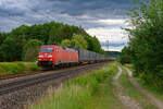 152 150 DB Cargo mit KT 50020 (Landshut Hbf - Hannover Linden) bei Postbauer-Heng, 24.07.2020