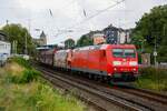 185 073-4 & 185 077 DB  Stahl auf Stahl  in Wuppertal Steinbeck, am 20.08.2022.