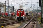 DB Cargo 362 391-5 am 06.01.24 in Frankfurt am Main Hauptbahnhof vom Bahnsteig aus fotografiert