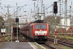 DBC 189 083-9 mit 189 076-3 in Emmerich 15.2.2024