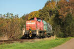 Herbst im Primstal: 294 776-0 mit dem Limbacher Coilzug auf dem Weg nach Dillingen.