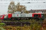 4185 130-6 DE18 130 von DB Cargo in Koblenz Lützel, am 02.11.2024. 
Standort von einem Fußweg mit Tele fotografiert!