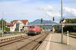 DB Fernverkehr 218 326-7 beim Rangieren am 29.08.18 in Immenstadt Allgäu 