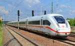 DB Fernverkehr mit dem ICE 4 Tz 9001  412 001 ....  am 21.05.19 Durchfahrt Bf.