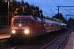 DB 120 127-6 mit IC 2207 nach Köln bei der Einfahrt in Recklinghausen 12.10.2019