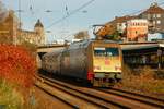 101 071  Zeit für Gold  mit IC2024 in Wuppertal Steinbeck, am 23.11.2019.