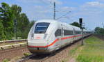 ICE 4 Tz 9016 Richtung Spandau am 07.06.19 Durchfahrt Bf.