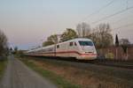 DB Fernverkehr ICE1 (401 584-8) in Rodenbach am 28.03.20