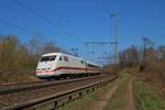 DB Fernverkehr ICE1 (401 514-5) am 04.04.20 in Hanau 