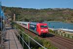 DB Fernverkehr 101 068-5 Back on Track mit IC2413 in Oberwesel (Rheintal) am 12.09.20