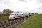 DB Fernverkehr ICE1 (401 080-7) am 17.04.21 in Nieder Mörlen 