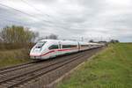 DB Fernverkehr ICE4 9032 (412 032-2) am 17.04.21 in Nieder Mörlen 