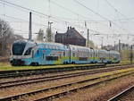 Durchfahrt Triebzug 4110 312-7 CH in Richtung Dresden durch den Bahnhof Zossen am 28.