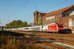 101 076-8  Cewe Fotobuch  mit IC2023 in Wuppertal Unterbarmen, am 09.10.2021.