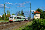 Tz 9006  Martin Luther  als ICE 502 (München Hbf - Berlin Gesundbrunnen) bei Hirschaid, 29.05.2020