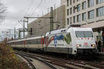 DB Fernverkehr 101 003  Design & Bahn  als EC 9, 31. Dezember 2021, Bonn Hbf