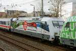 101 003-2  Design & Bahn  in Wuppertal, Januar 2022.