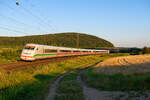 402 026  Lutherstadt Wittenberg  als ICE 1232 (München Hbf - Kassel-Wilhelmshöhe) bei Wettelsheim, 05.08.2020