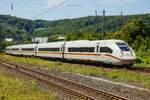 ICE 412 057  Bundesrepublik Deutschland  als ICE612 in Wuppertal Steinbeck, Juni 2022.