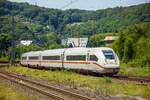 ICE 412 057  Bundesrepublik Deutschland  als ICE612 in Wuppertal Steinbeck, am 22.06.2022.