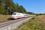 401 083 DB Fernverkehr  Timmendorfer Strand  als ICE 786 (München Hbf - Hamburg-Altona) bei Hagenbüchach, 19.09.2020