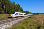 403 054 DB Fernverkehr  Mittenwald  als ICE 622 (München Hbf - Dortmund Hbf) bei Hagenbüchach, 19.09.2020