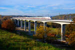 401 006 DB Fernverkehr als ICE 787 (Hamburg-Altona - München Hbf) bei Emskirchen, 15.11.2020