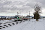 ICE 28  (Wien Hbf - Frankfurt (Main) Hbf) bei Pölling, 13.01.2020