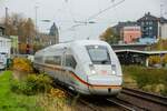 Deutschland-ICE 412 057  Bundesrepublik Deutschland  als ICE616 in Wuppertal Steinbeck, November 2022.