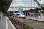 DB Fernverkehr ICE4 412 xxx Tz9215 am 24.02.23 in Frankfurt am Main Hbf