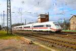 DB Fernverkehr ICE3 Velaro D (407 xxx) in Darmstadt Kranichstein am 24.02.24