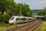 ICE 412 085  DB Karriere  in Wuppertal Sonnborn, Juni 2024.