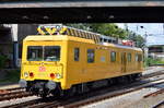 ORT 708 330-6 der DB am 06.08.19 Durchfahrt Bahnhof Hamburg Harburg.