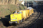 DB Netz 203 303-3 auf der Hamm-Osterfelder Strecke in Recklinghausen 7.2.2020