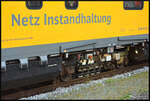 DB Netz Instandhaltung 719 302/720 302 (Schienenprüfzug 4, NVR: D-DB 99 80 9160 005-1/9360 008-3) am 13.10.2024 abfahrbereit in Bamberg.