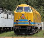 das U-Boot 229 181-3  der DB Netz Instandsetzung abgestellt im Bahnwerk Neustrelitz(Netinera Werke GmbH)Aufgenommen am 17.06.2011 Tag der offenen Tr