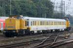 203 302-5 hinter Gleismezug der gezogen wurde von 203 306-6 in Bremen 2.10.2012