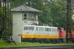 111 095-6 DB  Lufthansa  Lackierung bei der Lokparade im DB Museum Koblenz, am 01.06.2024.