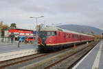 Das  Stuttgarter Rössle  VT 12 506/507 war am 27.11.2022 auf der Madonnenlandbahn unterwegs.