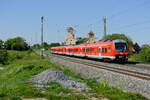 440 810 als RB 58123 (Würzburg Hbf - Treuchtlingen) bei Herrnberchtheim, 16.05.2020