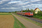 143 288 mit der S2 (Altdorf - Nürnberg Hbf) bei Winkelhaid, 19.05.2020