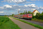 143 840 DB Regio mit der S2 (Altdorf - Roth) bei Winkelhaid, 03.07.2020  