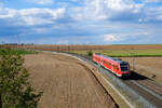 612 074 DB Regio als Leerreise bei Gollhofen Richtung Ansbach, 02.09.2020