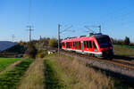 648 312 DB Regio  Siegelsdorf  als Überführungsfahrt nach Nürnberg bei Markt Bibart, 05.11.2020