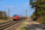 442 272 DB Regio als RE 4783/4983 (Würzburg Hbf / Leipzig Hbf - Nürnberg Hbf) bei Hirschaid, 24.03.2021 