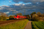 1440 052 DB Regio als S1 (Hartmannshof - Bamberg) bei Strullendorf, 07.05.2021