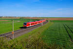 440 303 DB Regio als RB 58109 (Würzburg Hbf - Treuchtlingen) bei Uffenheim, 09.05.2021