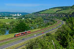 642 147 als Überführungsfahrt bei Himmelstadt Richtung Würzburg, 12.06.2020