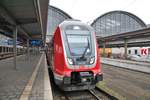 DB Regio Bombardier Twindexx 446 023 am 01.12.18 in Frankfurt am Main Hbf