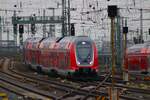 DB Regio Bombardier Twindexx 446 018 am 06.01.24 in Frankfurt am Main Hauptbahnhof vom Bahnsteig aus fotografiert